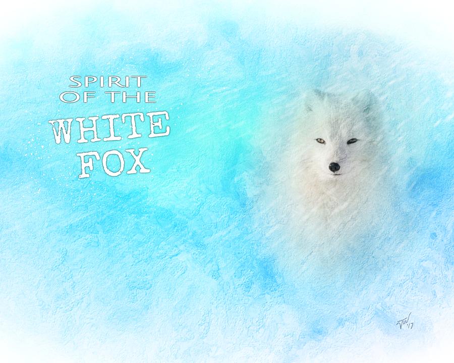 White Fox Spirit Digital Art by John Wills