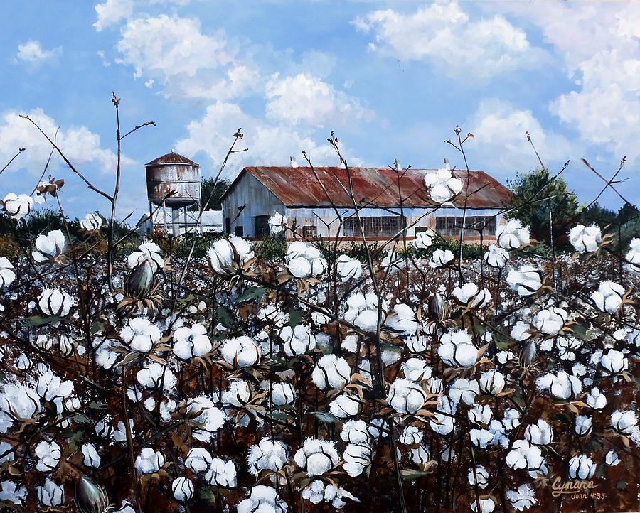 White Harvest Painting by Cynara Shelton