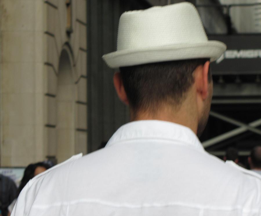 White Hat White Coat Photograph by Renee Holder