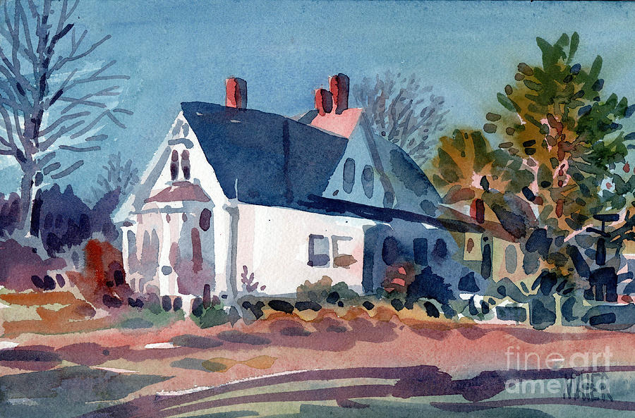 White House Painting by Donald Maier