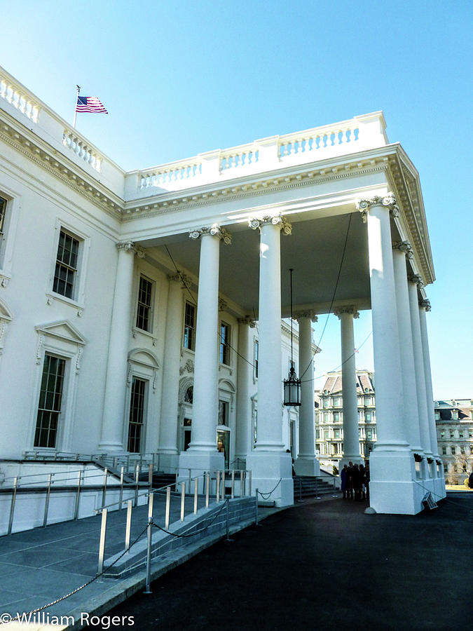 White House Entrance Photograph by William E Rogers - Fine Art America