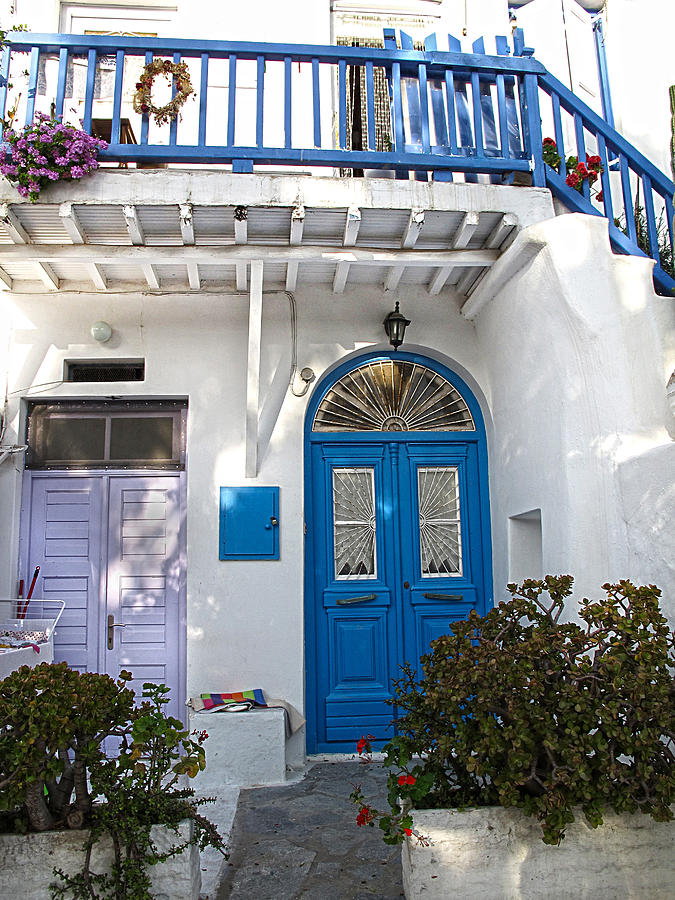 White House of Mykonos Photograph by Helaine Cummins