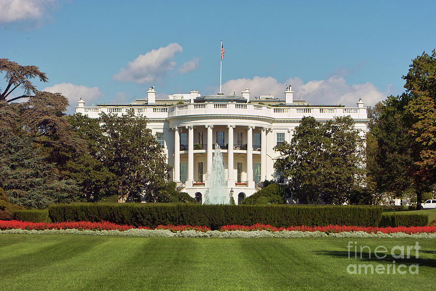 White House South Lawn Washington Dc Photograph