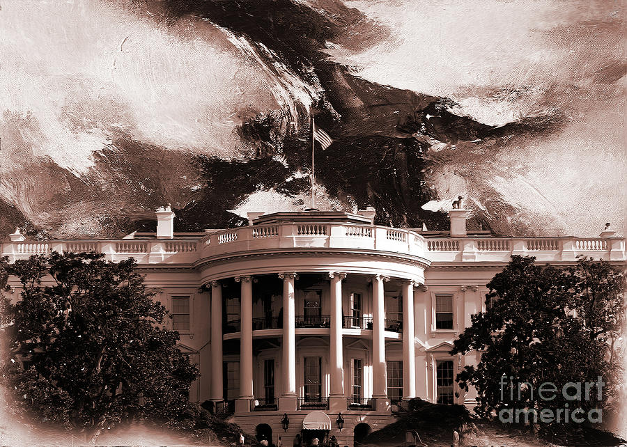 White House Washington DC Painting by Gull G