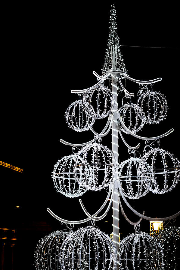 White Lights Christmas Tree Photograph by Sebastiano Secondi - Fine Art ...