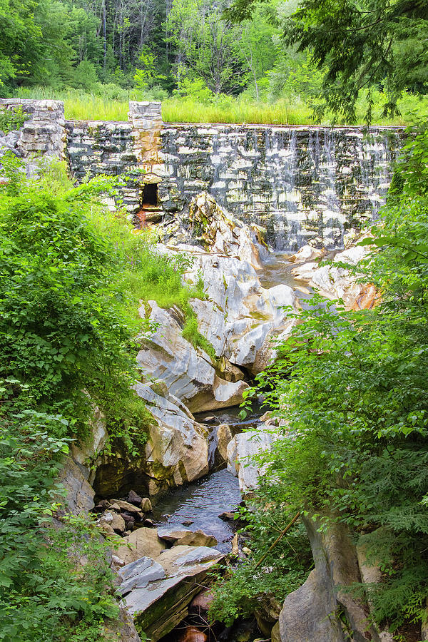 Landscape Photograph - White Marble Mill Dam by Betty Denise