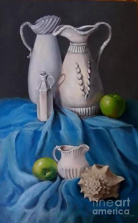 White Painting - White Menagerie by Patricia Lang White Painting - White Menagerie by Patricia Lang