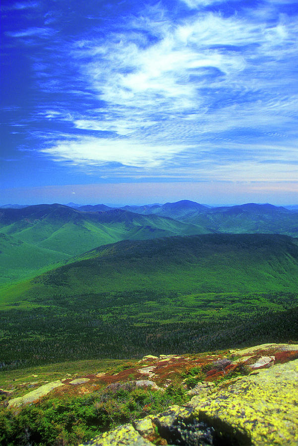 White Mountain Leafout from Franconia Ridge Photograph by John Burk