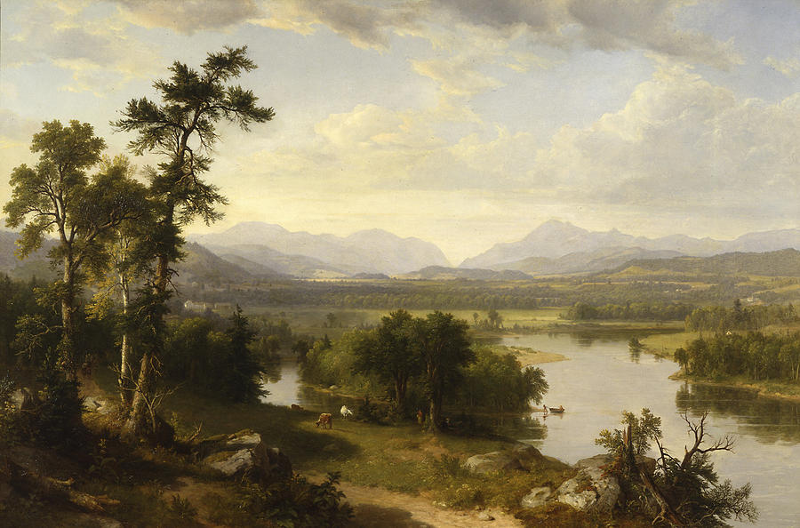 White Mountain Scenery Painting by Asher Brown Durand