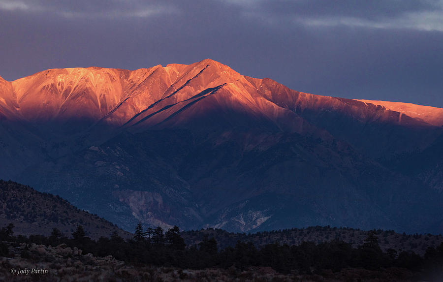 White Mountain Sunset Photograph by Jody Partin