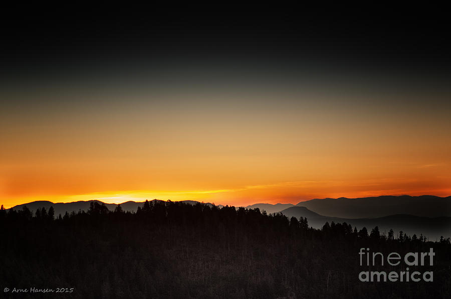 White Mountains Sunrise Photograph by Arne Hansen