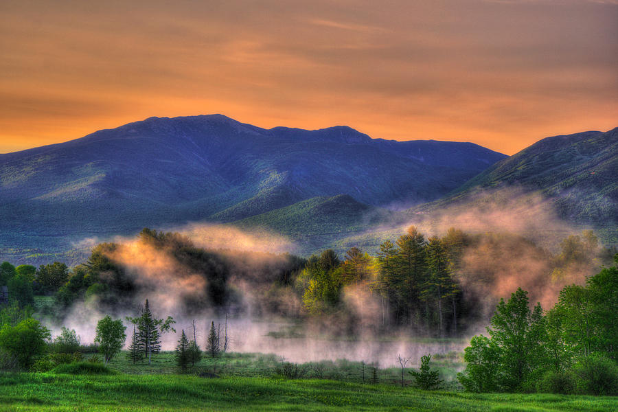 Inspirational Photograph - White Mountains Sunrise - New Hampshire by Joann Vitali