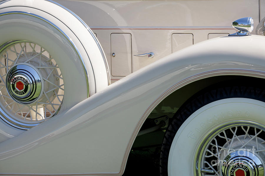 White Packard Photograph by Dennis Hedberg