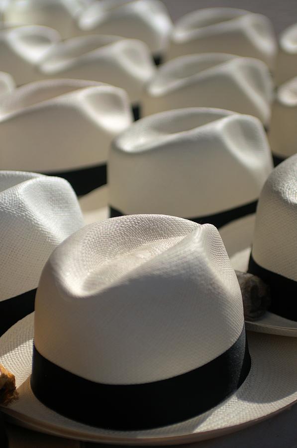 White Panama hat Photograph by Douglas Pike
