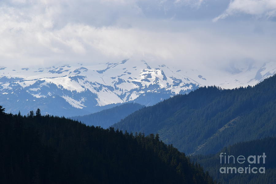 White Pass Mountains Photograph by Lkb Art And Photography - Fine Art ...