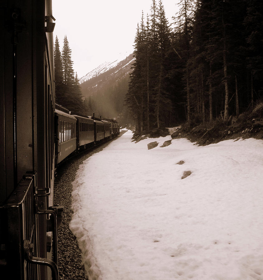 White Pass Railway Photograph by Susan Lafleur