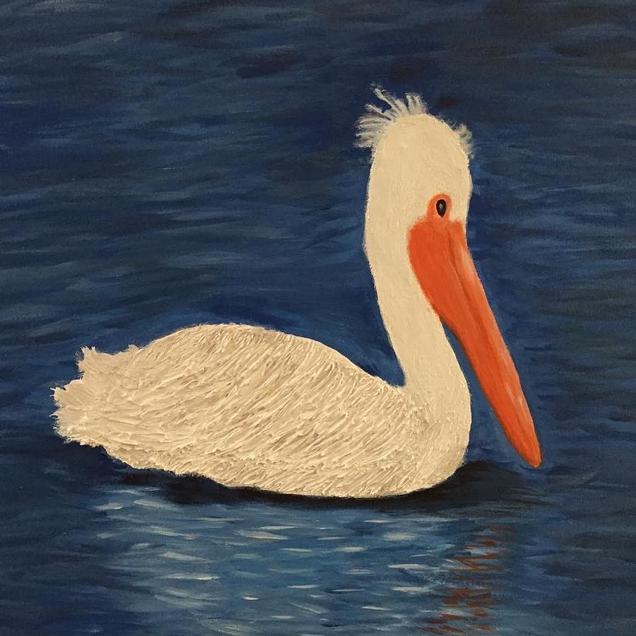 White Pelican Painting by Sherri McKendree - Fine Art America