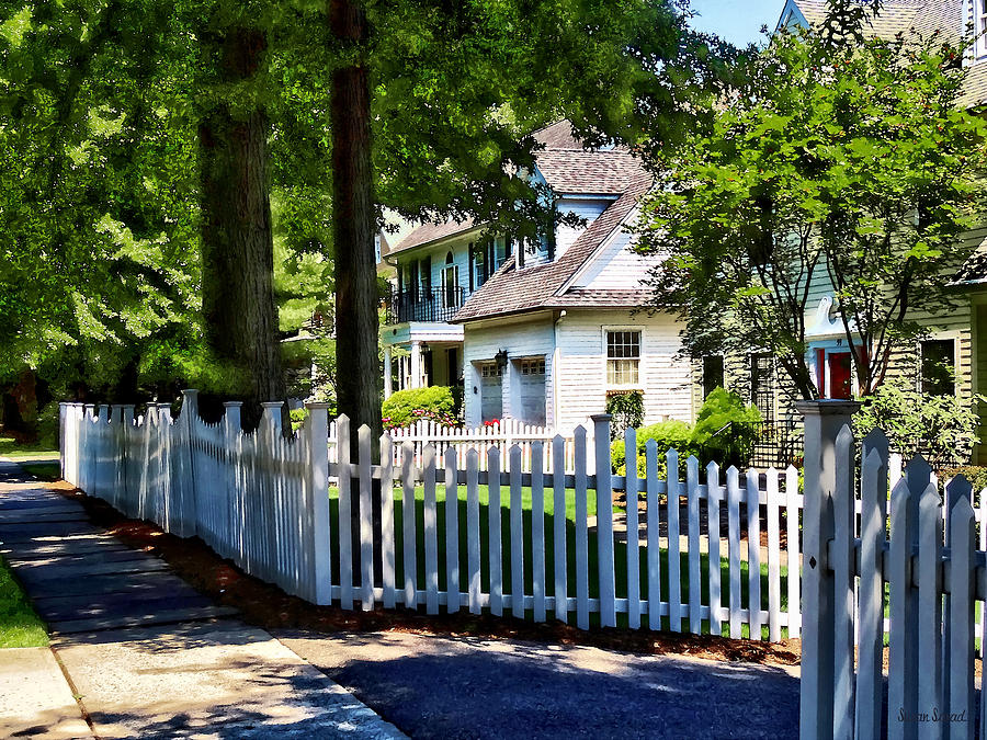 White Picket Fence Photograph by Susan Savad