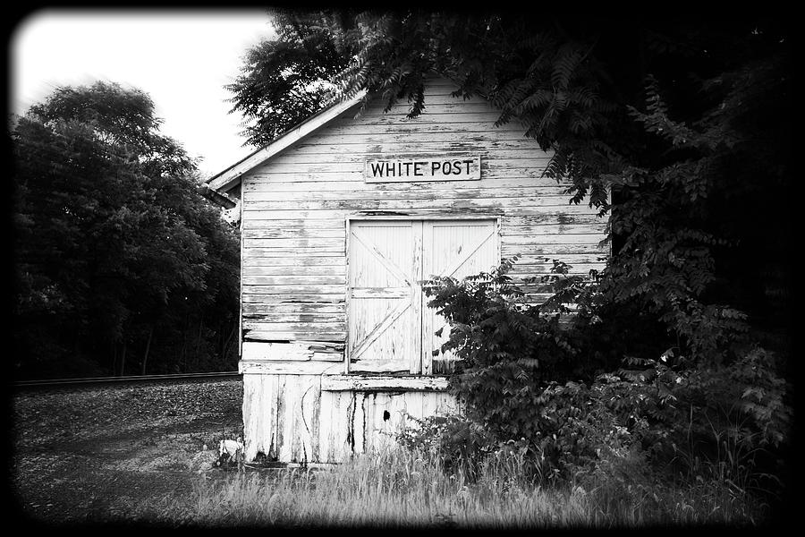 White Post Photograph by Valerie Cason