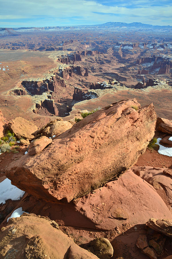 White Rim Trail Overlook Photograph by Ray Mathis