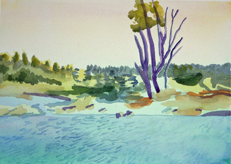 White River at Sharon after Edward Hopper by Paul Thompson White River at Sharon after Edward Hopper by Paul Thompson