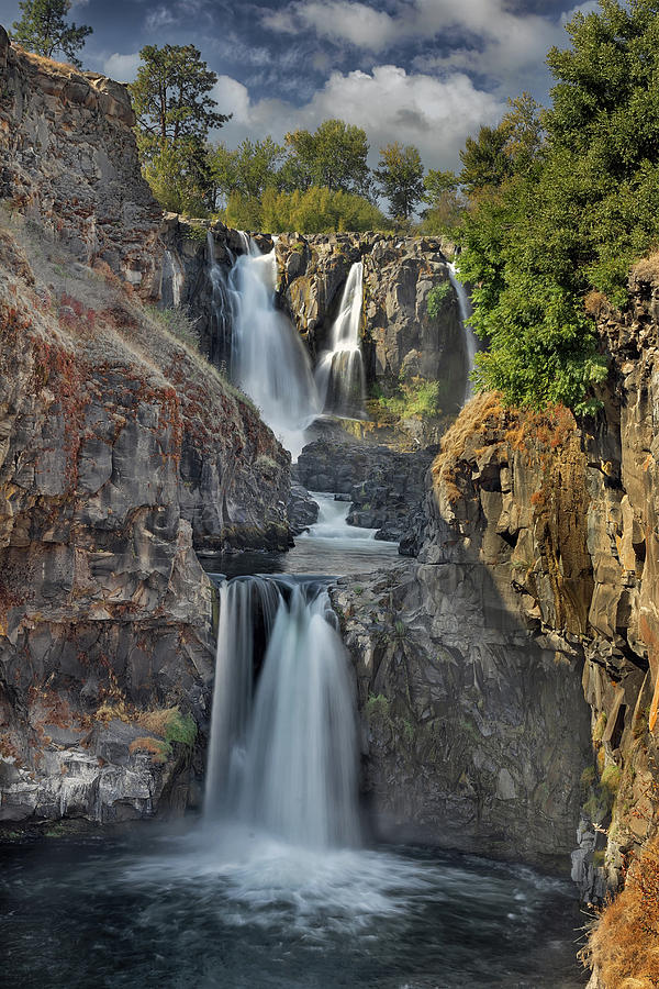 White River Falls State Park Photograph by David Gn