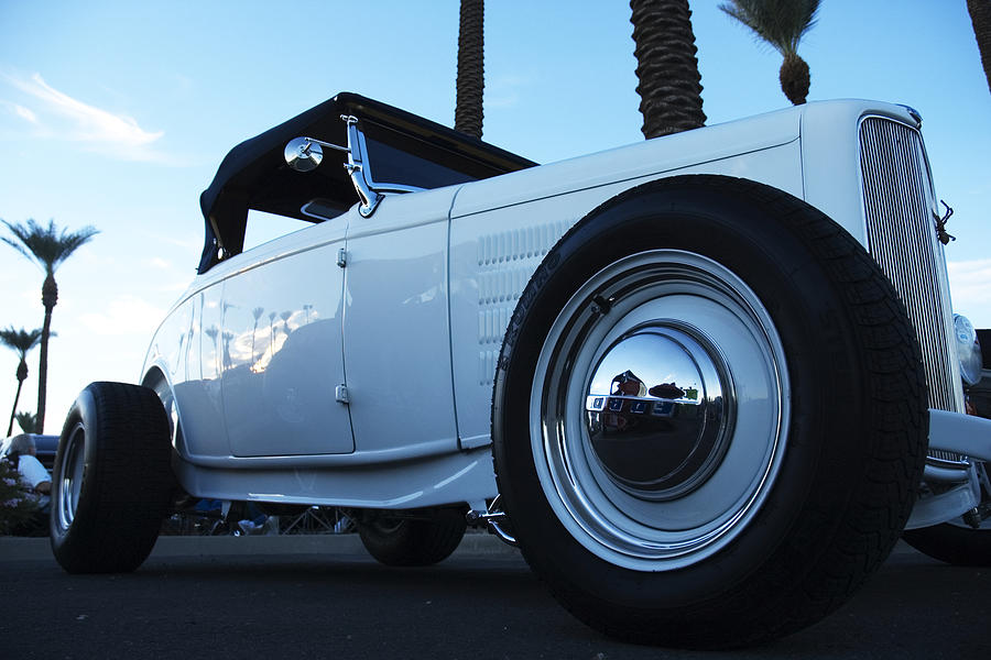 White Roadster Photograph by Richard Henne