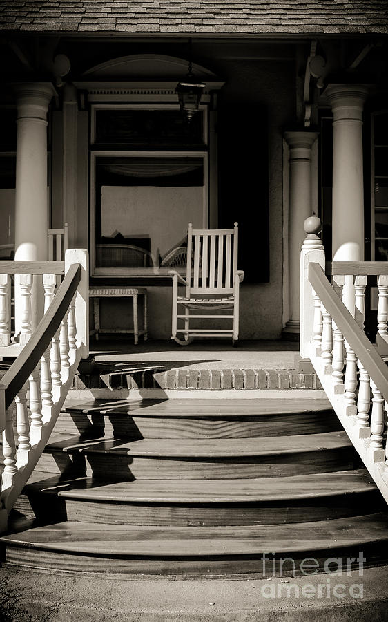 White Rocking Chair Photograph by Colleen Kammerer