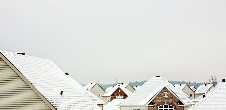 White Rooftops In Canada Photograph by Tatiana Travelways