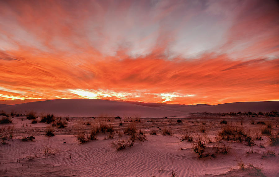 White Sand Sunrise Photograph by John Roach
