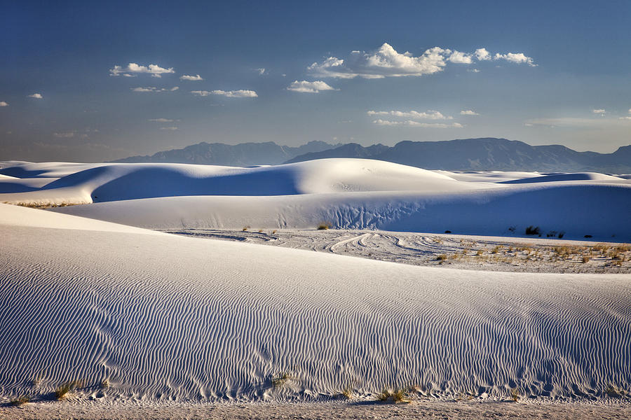 White Sands Blues Photograph by Diana Powell