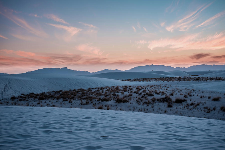 White sands New Mexico at sunset 1 Photograph by Mati Krimerman - Fine ...