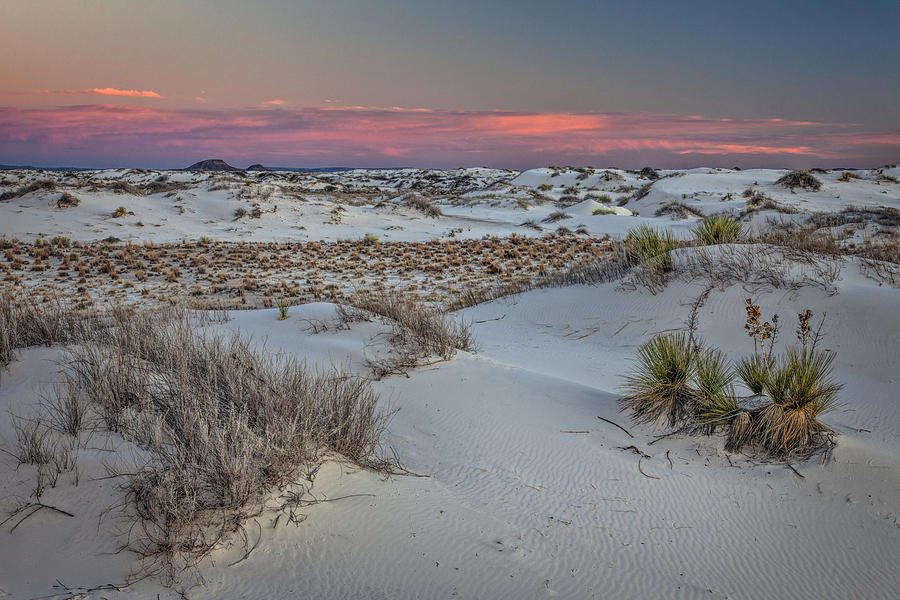 White Sands Sunset 2-14-16 #1 Photograph by Diana Powell
