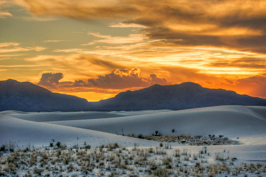 White Sands Sunset - 4 - New Mexico Photograph by Nikolyn McDonald