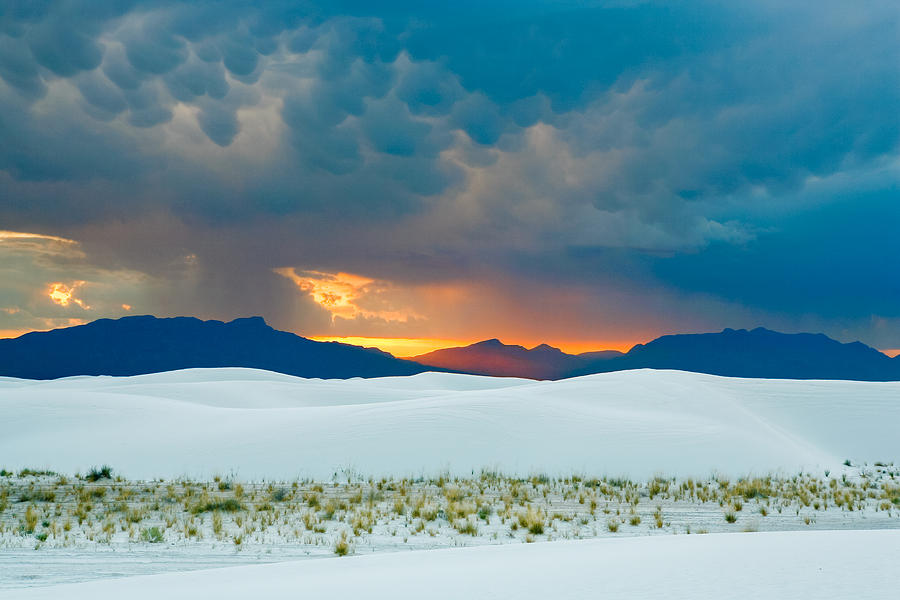 White Sands Sunset Photograph By Amadeus Leitner - Fine Art America