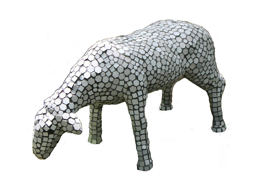 White sheep Sculpture by Katia Weyher - Fine Art America