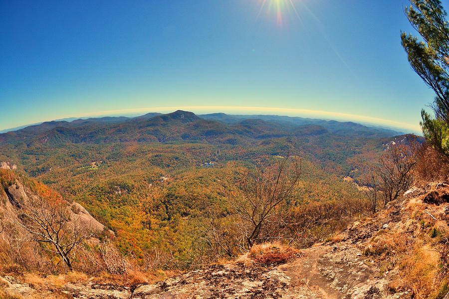 Mountain Photograph - White Side Mountain In Autumn by Lisa Wooten