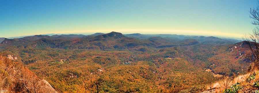 White Side Mountain Panorama Photograph by Lisa Wooten