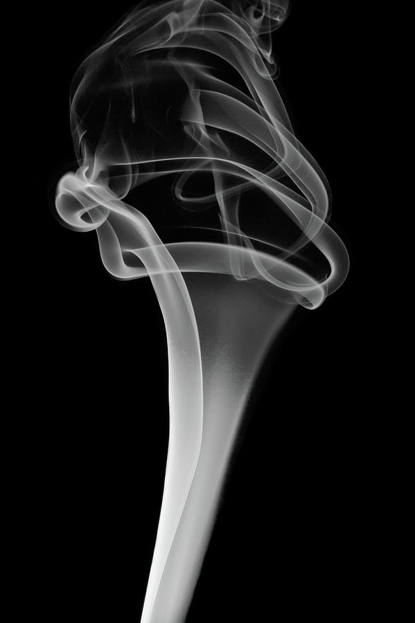 White Smoke On A Black Background, Abstract Smoke Swirls Photograph by  Henning Marquardt - Fine Art America