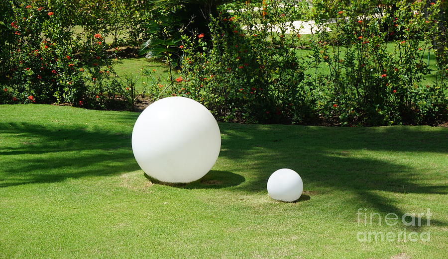 White Spheres Photograph by Jimmy Clark