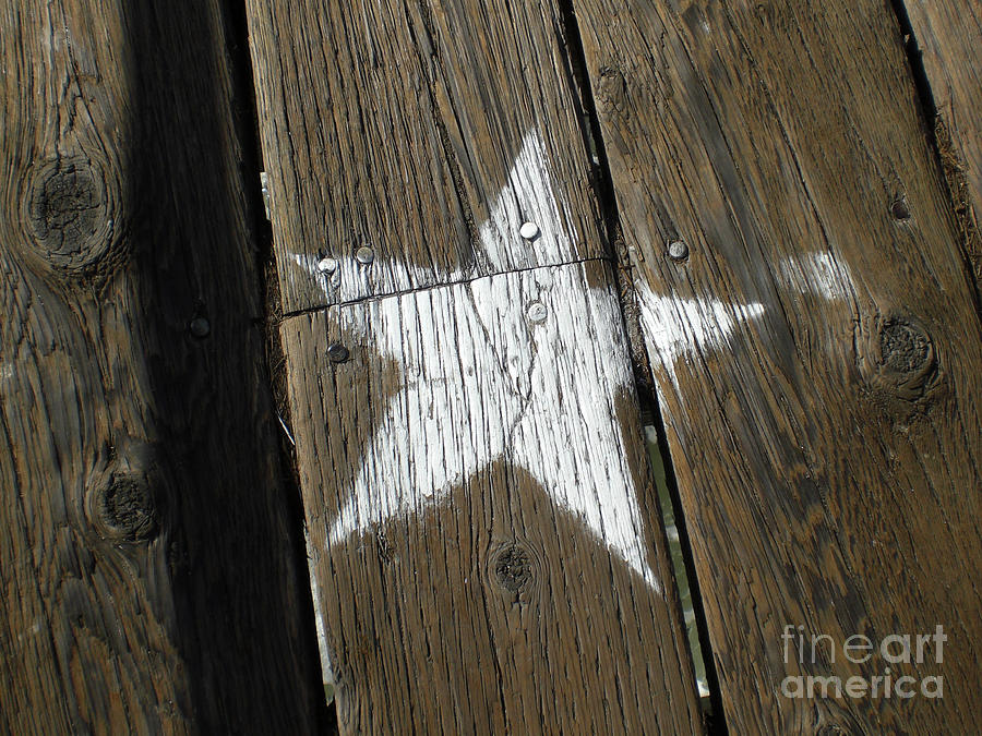 White Star Photograph by Jerry Bunger