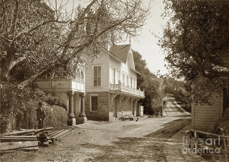 Napa Photograph - White Sulpher Springs near St. Helen, Napa, California by Monterey County Historical Society