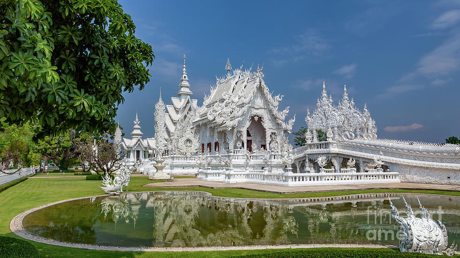 White Temple Thailand Photograph by Adrian Evans