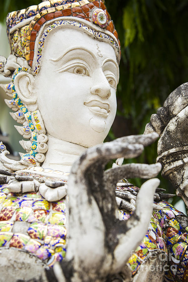White Thai Statue Photograph by Sophie McAulay