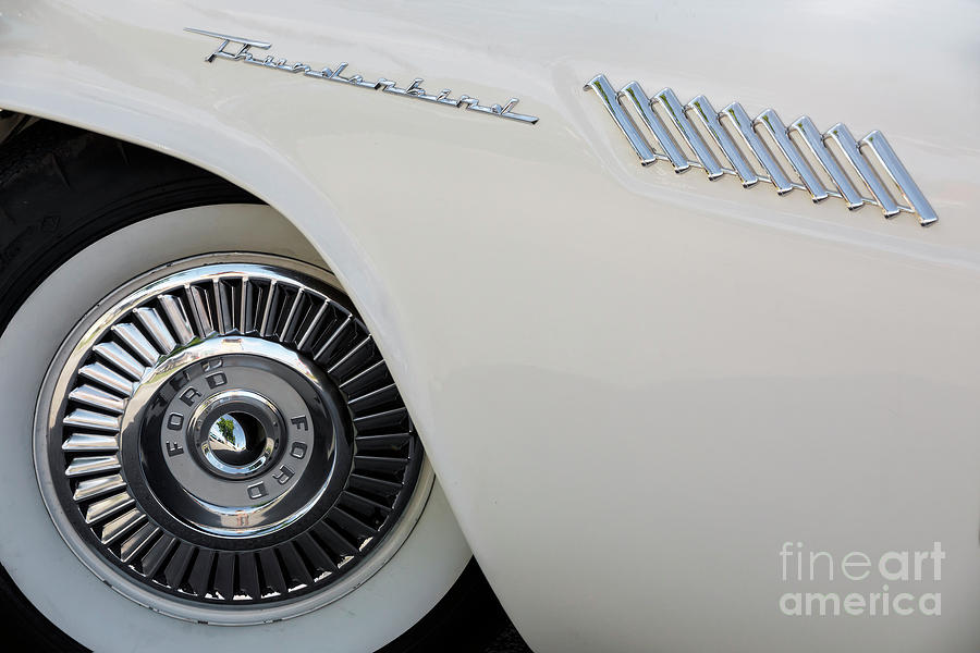 White Thunderbird Photograph by Dennis Hedberg