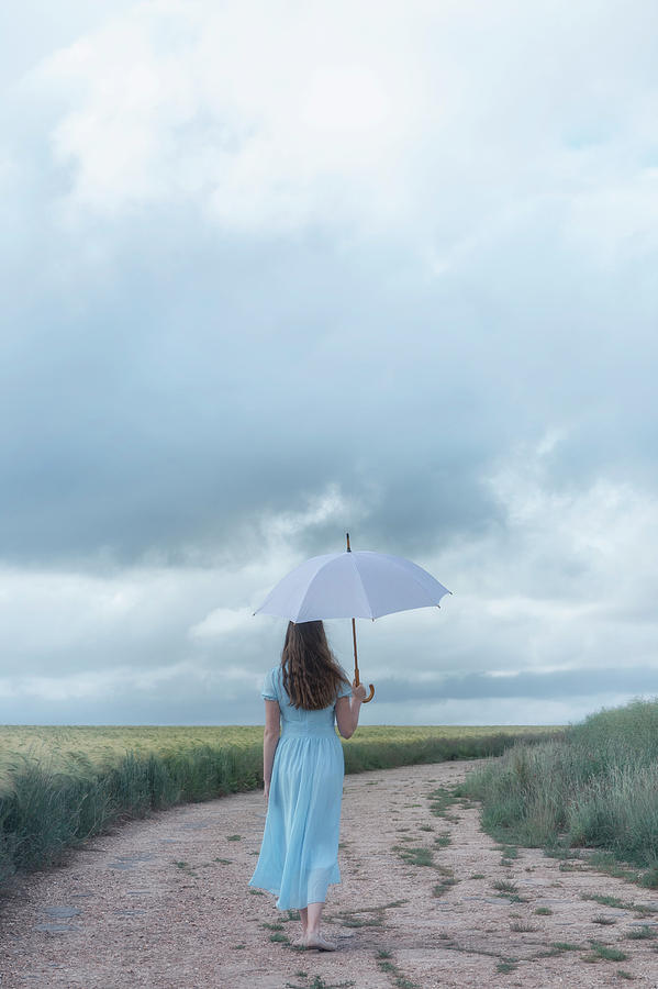 White Umbrella Photograph by Joana Kruse