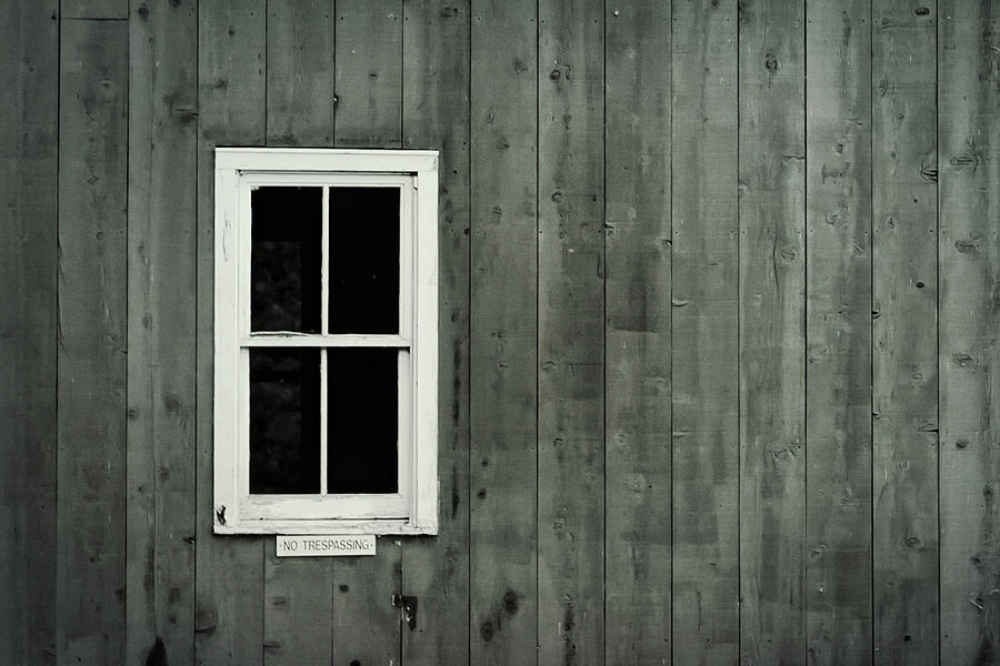 White Window Minimalist Photograph by Terry DeLuco