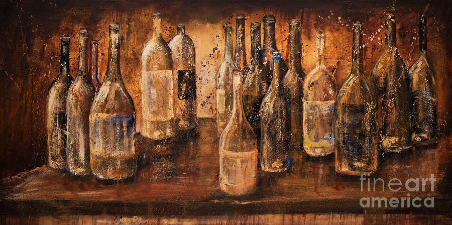 Wine Painting - White Wine Cellar by Jodi Monahan