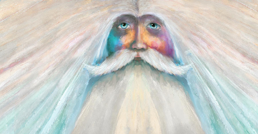 Wizard Painting - White Wizard by Rick Mosher