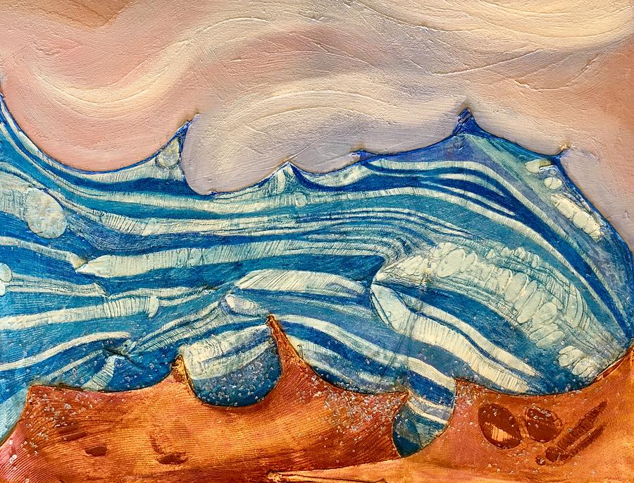 Whitecaps Painting by Lynellen Nielsen